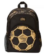 کوله‌پشتی مدرسه اسمیگل طرح فوتبال مشکی طلایی –  Smiggle Soccer Backpack