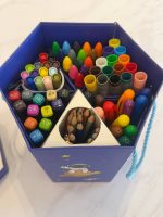 ست رنگ‌آمیزی و نقاشی کودک مدل Inspire Children – جعبه شش‌ضلعی تاشو ارگانایزر - تصویر 7