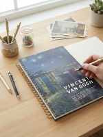 دفتر سیمی جلد سخت طرح شاهکارهای وینسنت ون گوگ (Vincent van Gogh) - تصویر 8