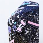 کوله‌پشتی مدرسه‌ای فانتزی اسمیگل (Smiggle) مدل زبانه‌دار با جیب‌های اکلیلی و پچ ستاره - تصویر 2