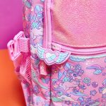کوله‌پشتی مدرسه‌ای فانتزی اسمیگل (Smiggle) طرح تک‌شاخ و پنل هولوگرامی - تصویر 4