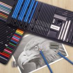 ست ۷۵ تکه طراحی و نقاشی حرفه‌ای Ultimate Drawing Set - تصویر 3